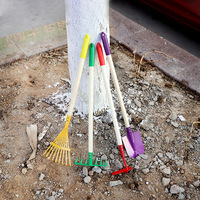 Set di attrezzi da giardino per bambini Mini metallo vanga e rastrello Kit per giardinaggio domestico e giochi all'aperto
