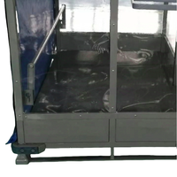 AOCHEN Rack de protection en acier pour grand chariot à tapis automobile