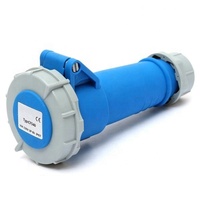 Adaptateur d'alimentation pour l'industrie aéronautique, prise triphasée 230V, connecteur rapide étanche mâle-femelle, contact en cuivre, nylon IP44