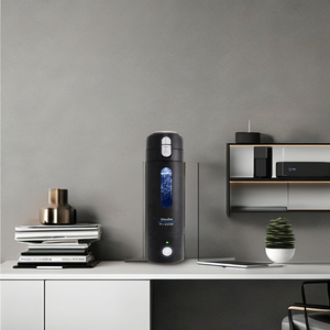 ขวดน้ำไฮโดรเจน Buder Cold แบบพกพา ใช้พลังงาน USB ผลิตจากไทเทเนียมอิออน (350 มล.) ความเข้มข้นไฮโดรเจน 0.8-1.0 PPM สำหรับรถยนต์/รถบ้าน/โรงแรม - Product Image 4