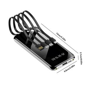 Wholesale Built-In Cable Power Bank Fast <b>Charging</b> 20000mah Mobile Supply Custom - Product Image 5