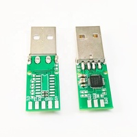 Adaptateur de niveau TTL USB vers Uart, classe c CP2102, 3.3V, en silicone, Module PCB, compatible avec Windows, Mac et Linux