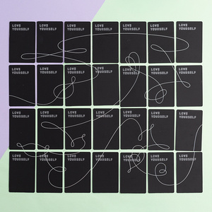 KPOP JIMIN JIN V Idol <span class=keywords><strong>Love</strong></span> <span class=keywords><strong>Yourself</strong></span> Fotocard con Stampa Laser sul Retro, JUNGKOOK RM Selfie Carte LOMO Bifacciali, Cartoline Regalo per Fan - Product Image 5