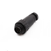 WA22-Z connecteur circulaire en plastique de câble étanche à souder 4PIN 7PIN