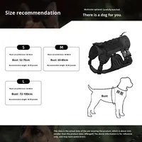 Ensemble de harnais et laisse pour chien de luxe, sportif et réfléchissant, avec sangle de poitrine en tissu Oxford hydrofuge pour chiens de petite/moyenne/grande taille