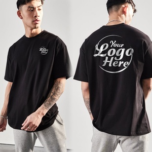 T-shirt Homme Respirant à Manches Courtes 100% Coton, Nouveau Style Printemps-Été, Col Rond, pour Fitness et Course à Pied - Product Image 1