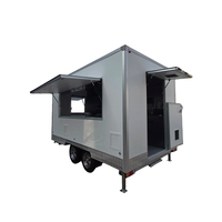 Camion de restauration mobile sur mesure pour hot-dogs, smoothies, snacks, café, avec boîte carrée, norme australienne