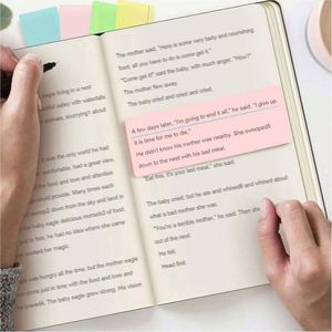 Transparent PET Plastic Water Resistant 14 Colors Letterpress Printed Rectangular Cartoon Simple Style Promotional <b>Bookmarks</b> - Product Image 3