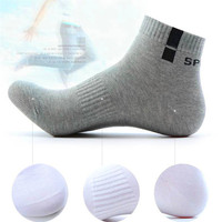 Chaussettes pour hommes en coton 100% de haute qualité, noires et blanches, très bon marché, vente chaude, meilleures chaussettes courtes