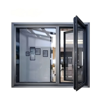 Lanterneau de toit vertical innovant à ouverture automatique en alliage d'aluminium, grande fenêtre de grenier au design moderne avec fonction coupe-vent