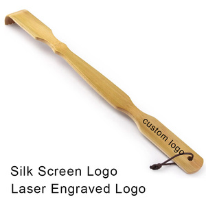 Wholesale 100% Natural Bamboo Handheld <strong>Back</strong> <strong>Scratcher</strong> with custom logo Long Reach Pick Body Massager for Itching Relief - Product Image 1