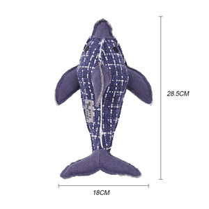 Üretici toptan bite-direnç fil balina şekli chew köpek sert dolması oyuncaklar - Product Image 5