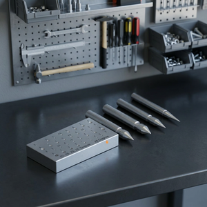 ดอกเจียรเหล็กกล้าไร้สนิม SUNTOOLS/STIPL แบบเรียวพร้อมบล็อกขึ้นรูปและหัวเจียร 4 แบบ สำหรับเครื่องมือทำเครื่องประดับ DIY - Product Image 4