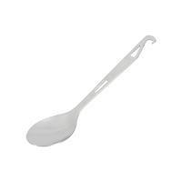 Ustensiles de camping OEM ODM, ensemble de couverts pliables en acier inoxydable 4 pièces avec crochet