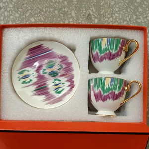 Wholesale Luxury Ceramic Porcelain <b>Tea</b> Cup <b>Set</b> <b>Bone</b> <b>China</b> Coffee & <b>Tea</b> Cup <b>Sets</b> - Product Image 5