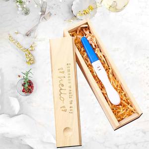 Boîte souvenir de test de <span class=keywords><strong>grossesse</strong></span> surprise cadeaux pour grands-parents papa et mari boîte de Collection de souvenirs de mémoire de bébé en bois - Product Image 2