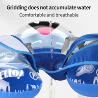 Swimbobo Bouée de natation gonflable pour bébé et enfant, nouvelle version améliorée avec sangle d'épaule, jouet aquatique pour piscine, anneau en PVC avec auvent