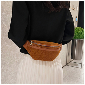 <span class=keywords><strong>Riñonera</strong></span> de <span class=keywords><strong>Pana</strong></span> de Gran Capacidad para Mujer, Nueva, de Diseño, para Viaje, para Teléfono y Dinero, Venta al por Mayor - Product Image 6