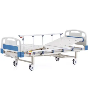 Medizinisches Bett OEM/ODM ABS 2 Kurbel 2 Funktion ICU Nursing Hospital Bed Für Patienten