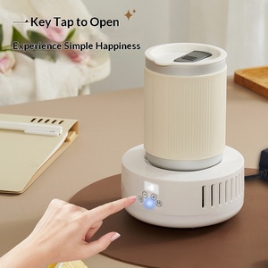 Sottobicchiere <span class=keywords><strong>Elettrico</strong></span> Portatile Smart per Casa, Raffreddatore Rapido USB da Tavolo con Tecnologia TEC per Acqua, Succhi, Yogurt - Product Image 1