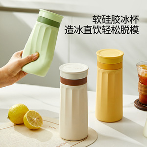 Squeeze <b>Ice</b> Cup Freeze <b>Ice</b> Cube Mold Quick Homemade <b>Ice</b> <b>Maker</b> For Iced Coffee Casual Drinks Family Party Use - Product Image 5