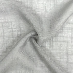 100% Rayonne Tissu Noir Crêpe Motif Slub Foulard 80GSM 160CM Largeur Tissé Technique 100% Rayonne Matériel - Product Image 2