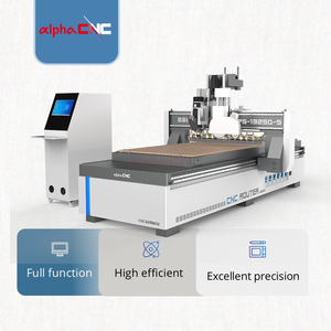 Alpha CNC Router máy với cưa kép ATC 1325 2040 đầy đủ-trang chân không bàn làm việc ATC CNC Router cho chế biến gỗ - Product Image 2