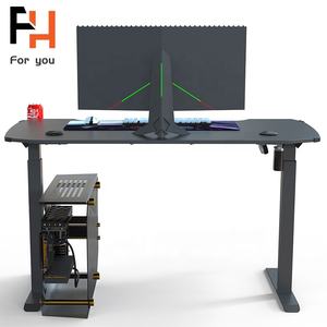 नई शैली समायोज्य पैरों फ्रेम इलेक्ट्रिक ऊंचाई समायोज्य स्थायी डेस्क - Product Image 4