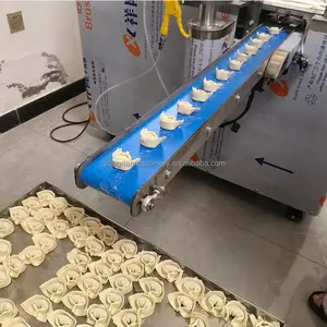 Machine commerciale à boulettes, fabrication de gros samosa formant une machine pliante pour tourte à la viande, prix de la machine automatique à fabriquer les empanadas