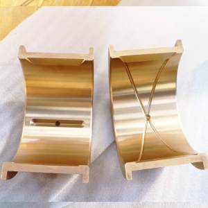 ZCuPb25Sn5 Alineación precisa Resistencia al desgaste P4 Fundición de bronce de precisión Manguitos de husillo de cobre Rodamientos de agujas Bujes divididos - Product Image 4