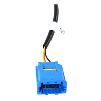 Connecteur de faisceau de câblage automobile multipolaires Jepart, prise auto en plastique bleu, câble pigtail pour câblage électrique de voiture
