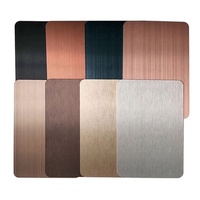 Panneaux composites en aluminium brossé revêtus de PE, couleur bronze, pour murs-rideaux