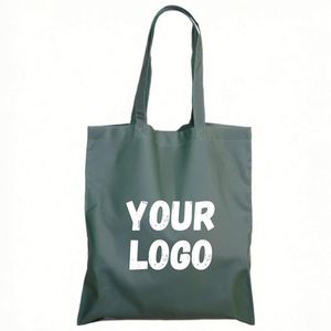 Sac fourre-tout en toile de coton bio, réutilisable, personnalisable, avec logo imprimé sur mesure - Product Image 1