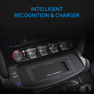 Chargeur sans fil pour voiture 15W, charge rapide QC3.0, type bras sans fil pour <span class=keywords><strong>Ford</strong></span> Mustang <span class=keywords><strong>2015</strong></span>-2022, accessoires LHD - Product Image 2