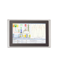 Tablet PC industrial resistente a prueba de vandalismo de 13,3 pulgadas, escritorios Win10/11 Linux, PC todo en uno, computadora táctil de resolución 1366*768