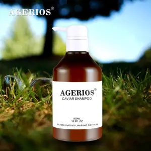 Agerios защищает восстанавливает и увлажняет безсульфатный икрный шампунь с эластиновым белком и зеленой икрой