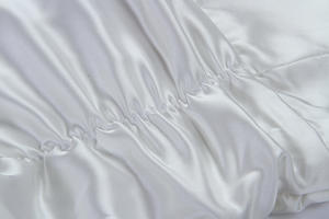 Gaun lengan Puff putih Perancis baru gaun punggung terbuka seksi lipat gaun pesta malam <span class=keywords><strong>Prom</strong></span> elegan ramping gaun dua potong - Product Image 6