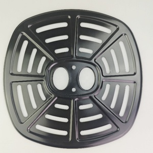 Ensemble d'accessoires 21.5x21.5cm pour friteuse à air de grande capacité <span class=keywords><strong>Plaque</strong></span> à légumes carrée antiadhésive et support de support pour la cuisine à domicile - Product Image 3