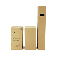 Grande boîte de transport pliable pour plantes succulentes en pot, boîte cadeau pour plantes, boîte en carton pour l'expédition de plantes
