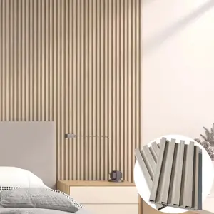 Decoratieve Bamboe Wandpanelen Geluiddicht Pvc Interieur 3d Wpc Wandpaneel Fabrieken Verkoop Wpc