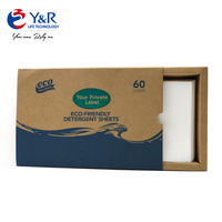 Bandes de lessive solides jetables biodégradables et écologiques