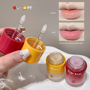<span class=keywords><strong>Mascarilla</strong></span> Labial en Gel con Sabor a Fruta, Iluminadora e <span class=keywords><strong>Hidratante</strong></span>, Resistente al Agua, <span class=keywords><strong>para</strong></span> Otoño e Invierno, Transparente e Incolora, Cuidado Labial - Product Image 6