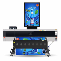 Impresora de Gran Formato Locor de 6 pies (1.8m) con 8 Cabezales I3200E1 de Alta Velocidad para Impresión de Pancartas Publicitarias en Exteriores
