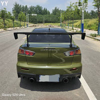 Alerón Trasero Tipo GT Wing Para Mitsubishi EVO, Spoiler Estilo GT Para Mitsubishi Lancer de Fibra de Carbono (160MM)