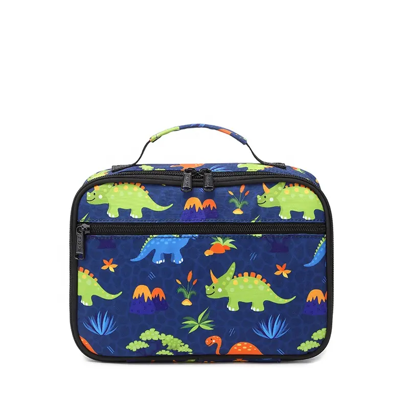 Kids lunch bag 2023 insulated kids lunch box boy school children cartoon lunch bag for kids OEM ODM picnic thermal bags
