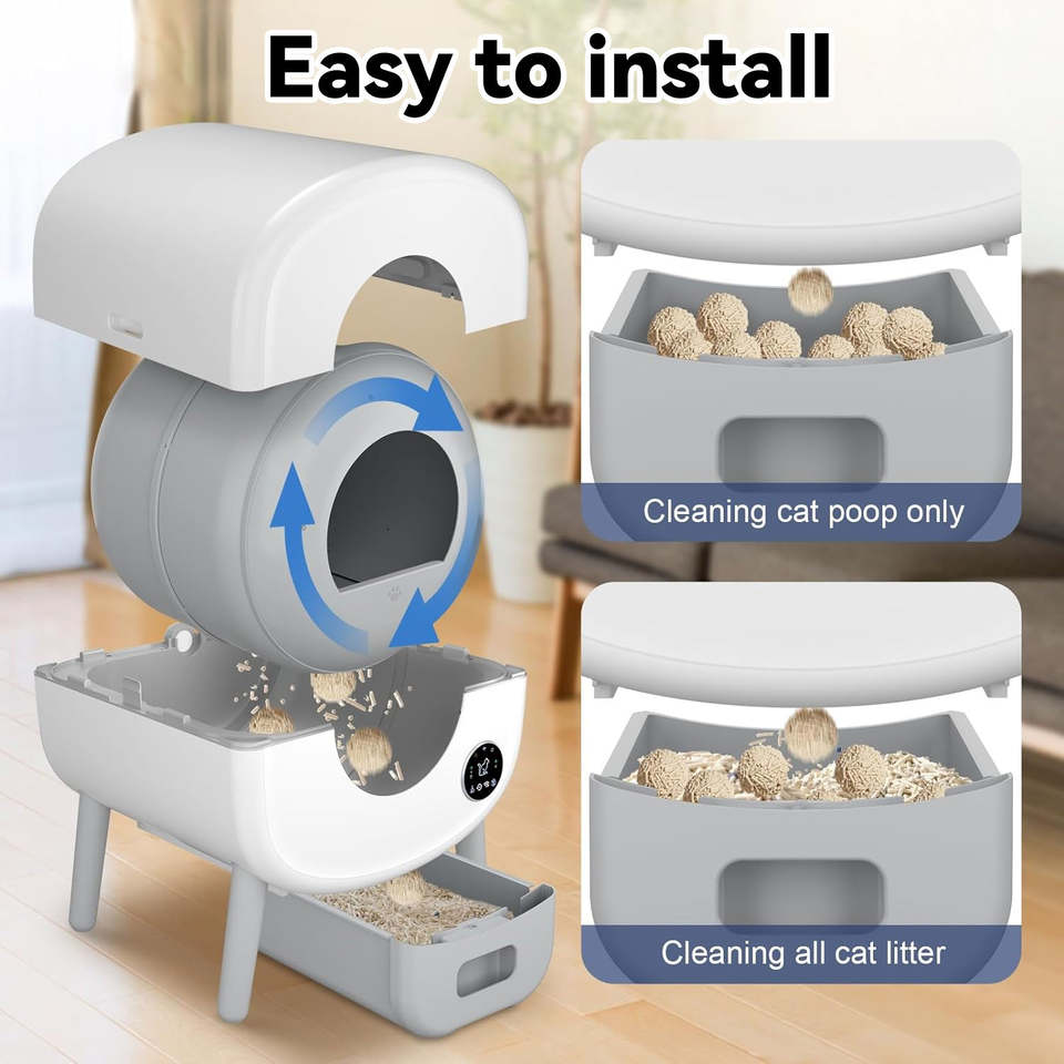 New Arrival Quality Self-Cleaning Detachable Washing System Safe Cats ...