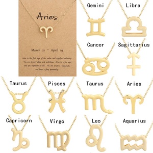 Collar Yi Sugar Elegante para Mujer con 12 Colgantes del Horóscopo, Cadena Dorada, Símbolo Astrológico, Joyería con Signo Zodiacal - Product Image 5