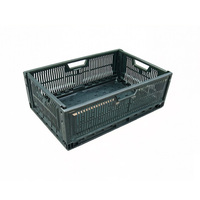 Conteneurs/Caissons en plastique pliables écologiques et durables pour l'agriculture, fruits et légumes, paniers pliants – Vente en gros usine