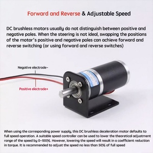 Motor de Engranajes Planetarios de Reducción DC 42GP-42ZY 12V 24V 150KG 42mm Ajustable 12rpm-1622rpm con Escobillas para Uso en Ventiladores - Product Image 4