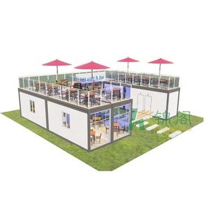 Maison préfabriquée maisons nouveau <span class=keywords><strong>2</strong></span> étages conteneur restaurant avec cuisine - Product Image 3